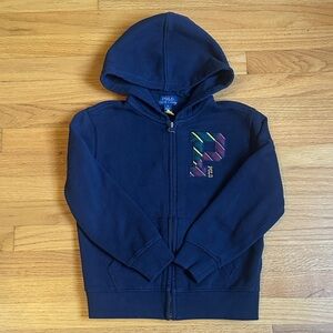 Polo by Ralph Lauren Kids Blue Zip-Up Hoodie
